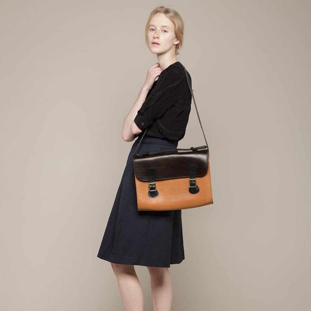 NWOT Peter Jensen La Garconne Leather Satchel